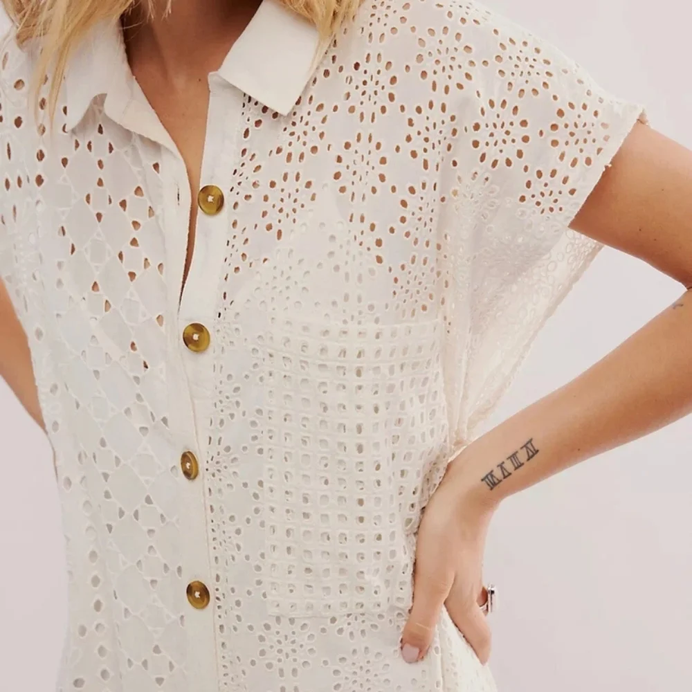 Free People Elegant Cream Lace Maxi Dress Xs - Picture 2 of 2